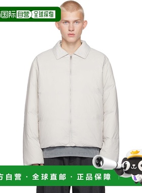 1h可退 潮奢 Axel Arigato 男士 灰色 Boston 羽绒夹克 A2404002