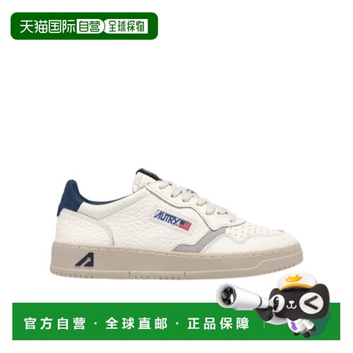 1h可退 AUTRY 女士运动鞋 AULWNE12 SS2026 白色 系带低帮运动鞋