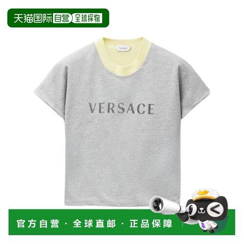 VERSACE 女士T恤 10260021A187322EZ10 AW2026 灰色