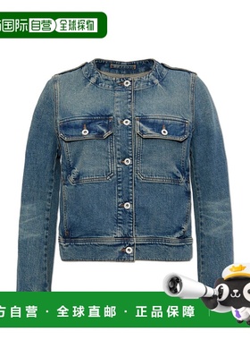 KENZO 女士西服 FF52DV2506S7DS SS2025 蓝色 单排扣牛仔外套