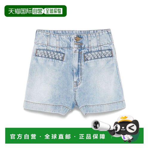 ZIMMERMANN 女士牛仔裤 2727ASS252SKYLK AW2025 灰色短裤直筒裤
