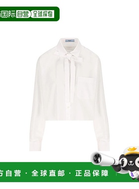 PRADA 女士衬衫 P462I1XV2F0009AI25 AW2025 白色 Prada Shirts