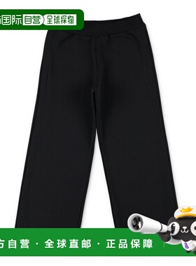 MARNI 女童长裤 M01546M00NF0M900 AW2025 黑色 松紧腰带休闲裤