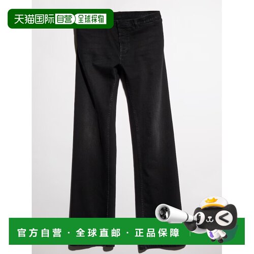 GUCCI 男士休闲裤 872049XDDGJ1000 CO 黑色 Black stretch denim