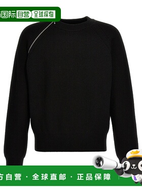 BURBERRY 男士针织毛衣 8083175BLACK SS2024 黑色 Zip detail sw