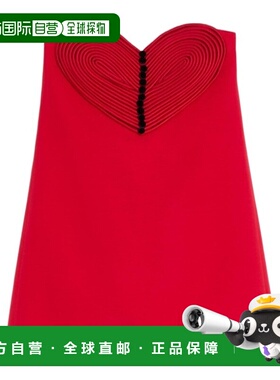 VALENTINO 女士背心吊带 BVAH801CFR9M  AW2025红色性感连衣裙