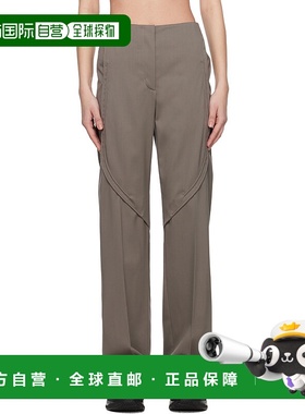 1h可退 潮奢 kiko kostadinov 女士 灰色 Seneca Tailored 长裤 K