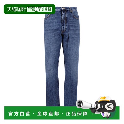 ALEXANDER MCQUEEN 男士牛仔裤 726597QUY434001 SS2021直筒裤