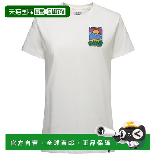 1h可退 LA SPORTIVA 女士户外T恤 9166417CHALK CO 米白色
