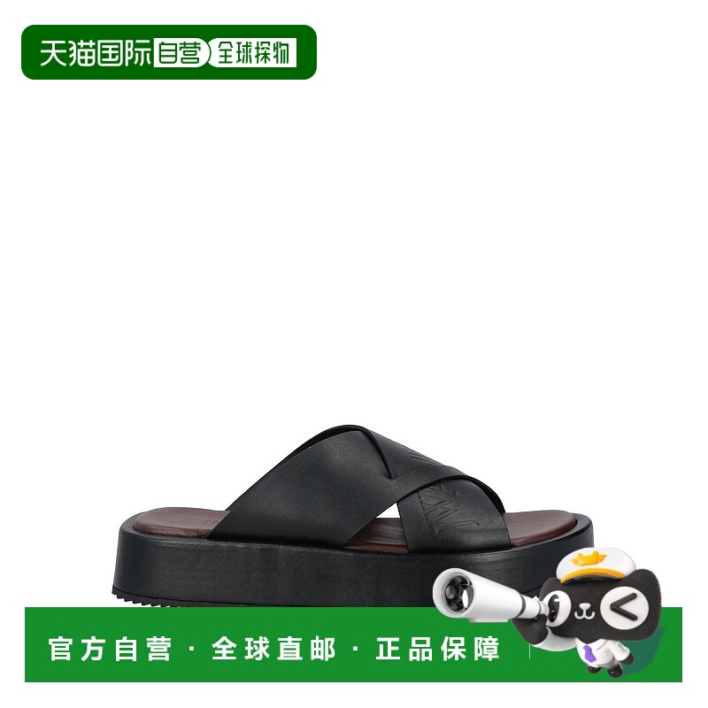 1h可退 潮奢 J.W. Anderson 女士 凉鞋 black黑色 舒适时尚