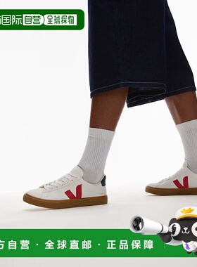 1h可退 潮奢 Veja 男士 VEJA Campo 白色训练运动鞋(extra pekin