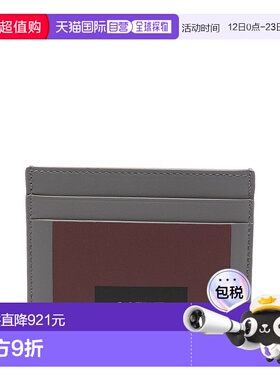 LOEWE 男士钱包 C643322X520145 AW2025 灰色徽标 卡包卡夹