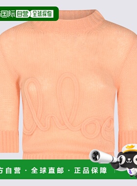 CHLOÉ 女士针织衫 CH25UMP2674081L AW2025 粉红色 Logo Sweater