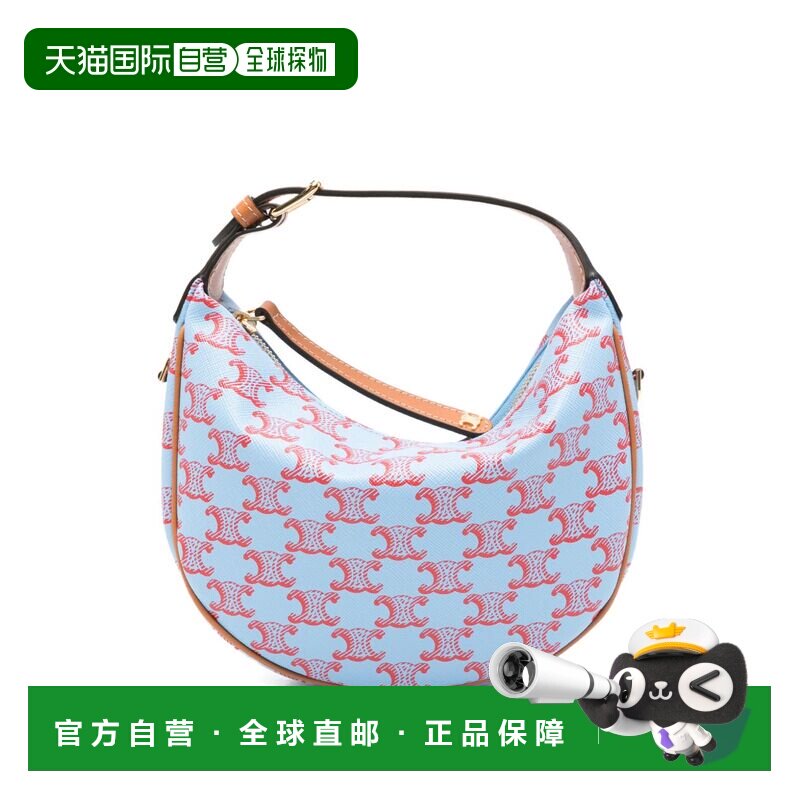CELINE 女士单肩包 120723H85GHU9 SS2026 浅蓝色斜挎包手提包图片