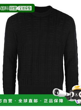 1h可退 潮奢 Givenchy 纪梵希 男士 黑色 4G 针织衫 BM90RX4YJJ