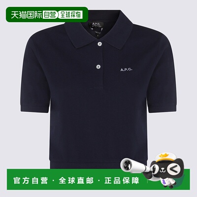 A.P.C. 女士T恤 COGWZF26522IAK AW2025 蓝色短袖