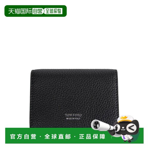 TOM FORD 男士钱包 Y0277LCL158SNAA SS2026 黑色 Soft Grain Lea