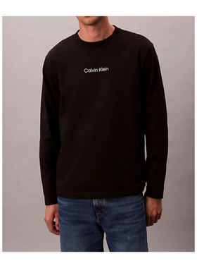 CALVIN KLEIN 男士卫衣 LV04LD232GUB1 SS2026 黑色长袖