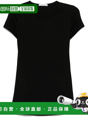 1h可退 潮奢 Lemaire 女士 LEMAIRE and Polos T恤黑色T恤 TO1352