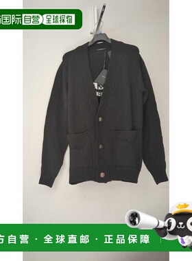 BALMAIN 男士针织毛衣 BH1KM000KC88EAB SS2024 黑色