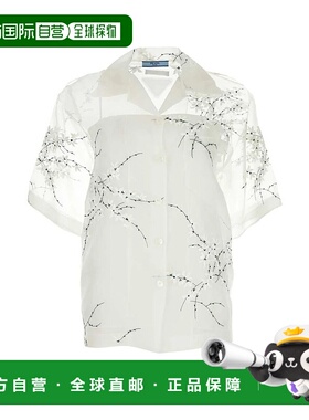 PRADA 女士衬衫 P433BRS18214KFF0009-3 SS2024 白色