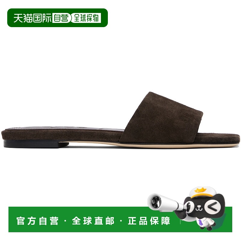 1h可退 潮奢 aeyde 女士 棕色 Anna Suede 凉鞋 A11FSBRNS08FL6SS