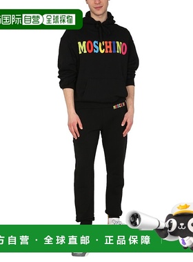 1h可退 MOSCHINO 男士休闲套装 034902281555 SS2022 黑色 MULTIC