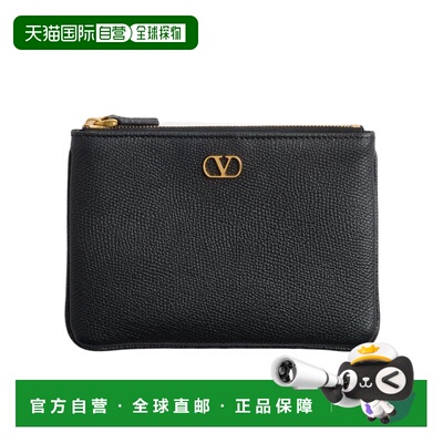 VALENTINO 女士化妆包 WP0AK5SNP0NO SS2025 黑色 拉链手拿包