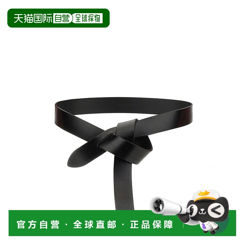 1h可退 ISABEL MARANT 女士腰带 CE011200M004A01BK CO 黑色牛皮