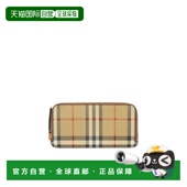 女士钱包 81098051 AW2025 BURBERRY 花色 大号格纹拉链卡包