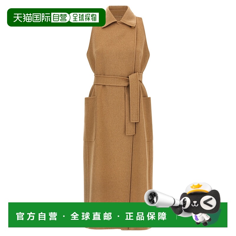 1h可退 MAX MARA 女士大衣 2521276193600001 AW2025 浅棕色