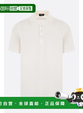 FENDI 男士T恤 FAF717AR5GF0RQ0 SS2024 白色