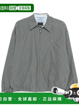 PRADA 女士西服 P8040R188MSOOOF0D65 SS2026 灰色外套