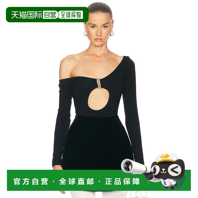 1h可退 潮奢 SID NEIGUM 女士 Circular 露肩剪口上衣 TFW2406OS