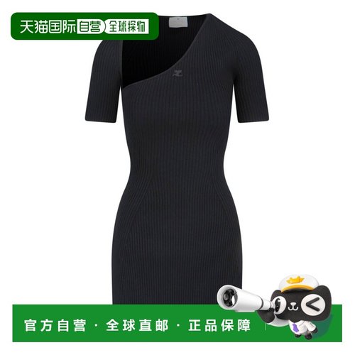 1h可退 潮奢 Courreges 女士 短袖连衣裙 424MRO519FI0001