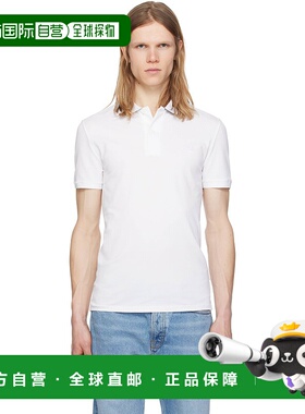 1h可退 潮奢 Lacoste 法国鳄鱼 男士 白色 Slim Fit Branded Polo