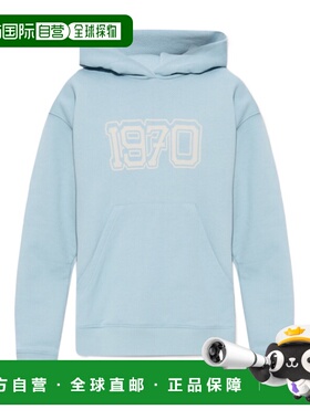 KENZO 女士针织毛衣 FC62SW0204MC64 SS2023 蓝色 大廓形徽标卫衣