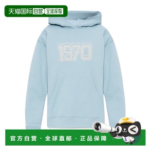 KENZO 女士针织毛衣 FC62SW0204MC64 SS2023 蓝色 大廓形徽标卫衣