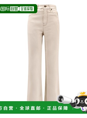 BURBERRY 女士休闲裤 8121237C3997 SS2026 米白色 DORIA CHK PR