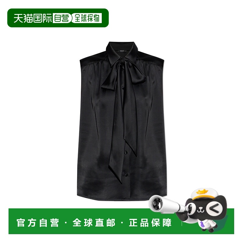 1h可退 VERSACE 女士衬衫 10230341A129211B000 SS2026 黑色