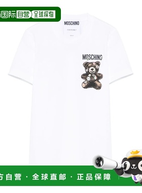 MOSCHINO 女士T恤 V070904411001 SS2025 白色 短袖T恤