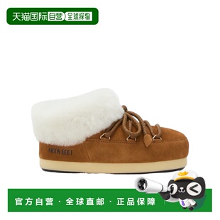 80D1470090ML06 AW2025 棕色 MOON EVX 女士拖鞋 LEATHER BOOT