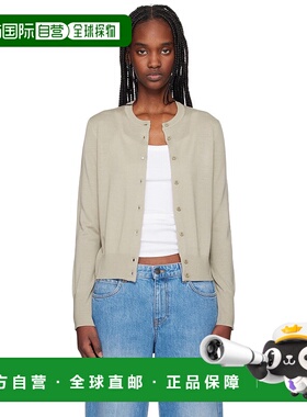 1h可退 潮奢 Filippa K 女士 灰色 Merino Short 开衫 28921针织