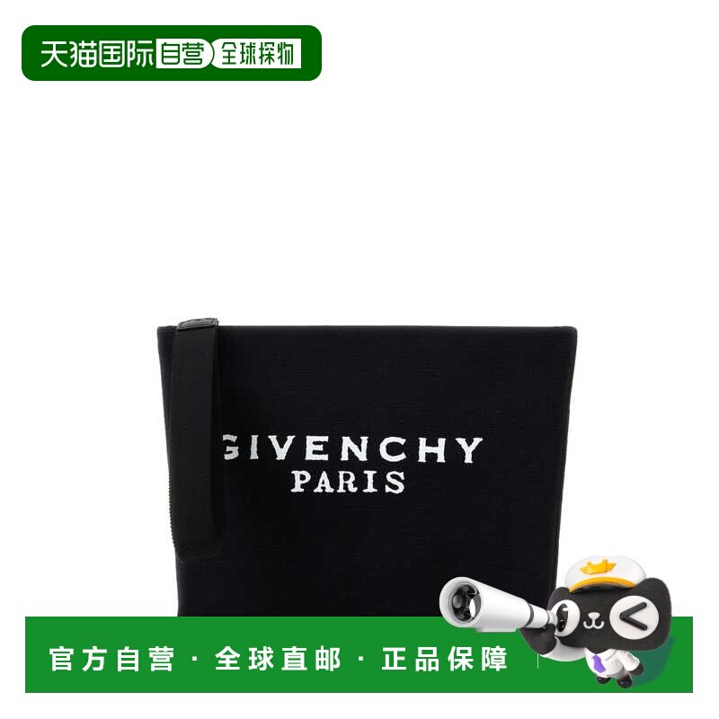 GIVENCHY 女士手提包 BB60PNB2DS001 SS2026 黑色 Logo Cotton Po