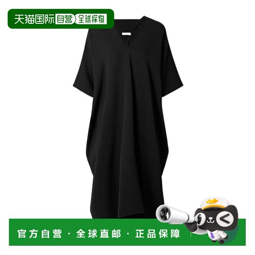 1h可退 THE ROW 女士T恤 8094W3141BLK AW2024 黑色 垂坠连衣裙