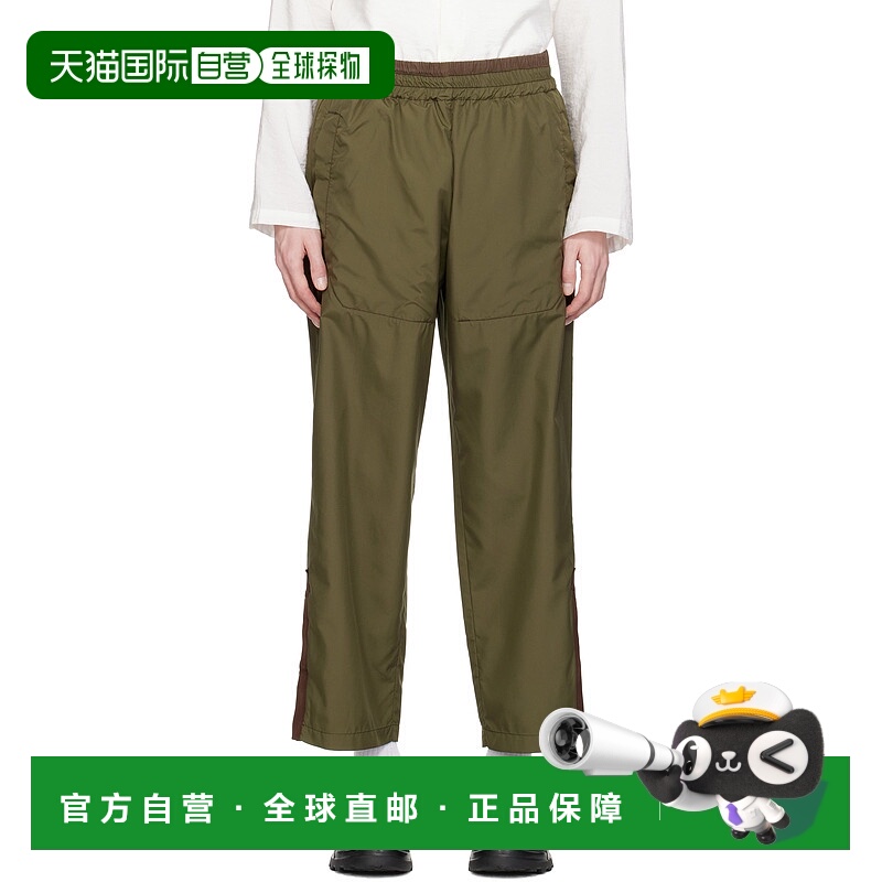 1h可退 潮奢 RANRA 男士 卡其色 Seeds Mini Ripstop 长裤 AMSS25