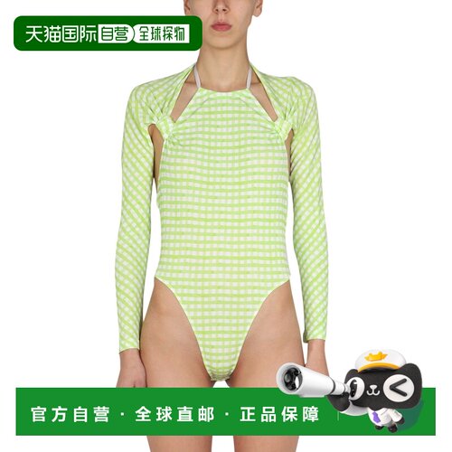 JACQUEMUS 女士连体裤 SS2022  221TO00710265AC绿色套装泳衣