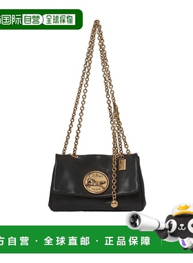 CHLOÉ 女士单肩包 CH25AS585P75001 AW2025 黑色 小号翻盖单肩包