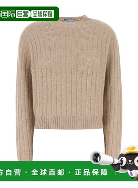 PRADA 女士针织毛衣 P24H2O15R1SOOOF0036 AW2024黄色 长袖羊绒