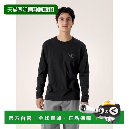 Arc'teryx 男士户外T恤 X000009536BLACK CO 黑色 CRAG SL Cotton
